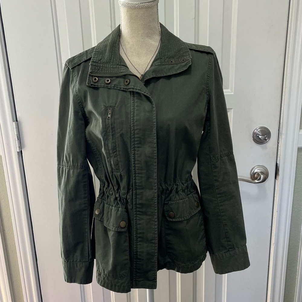 Love Tree Utility Jacket; Size Small